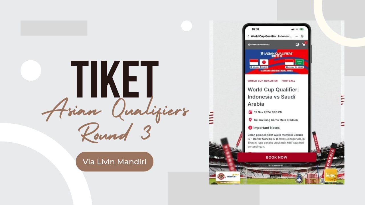 Panduan Cara Pembelian Tiket Timnas di Livin Mandiri Melalui Fitur Sukha, Babak Kualifikasi Piala Dunia