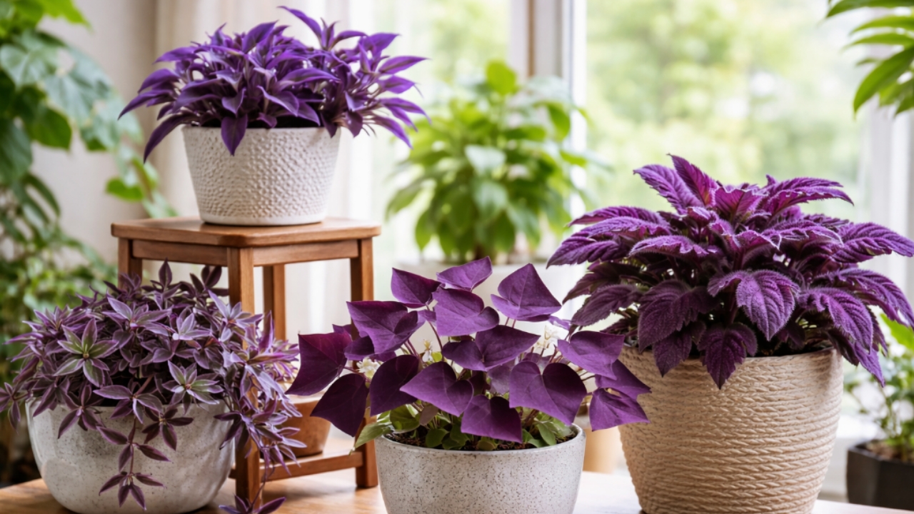 Bikin Rumah Makin Artistik, Ini Daftar Tanaman Hias Daun Ungu yang Mudah Dirawat