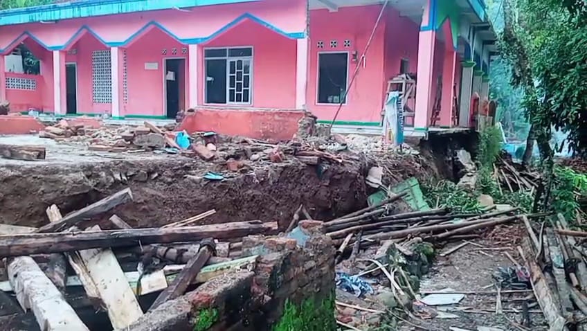 Rentetan Bencana Alam Landa Tiga Kecamatan di Tasikmalaya