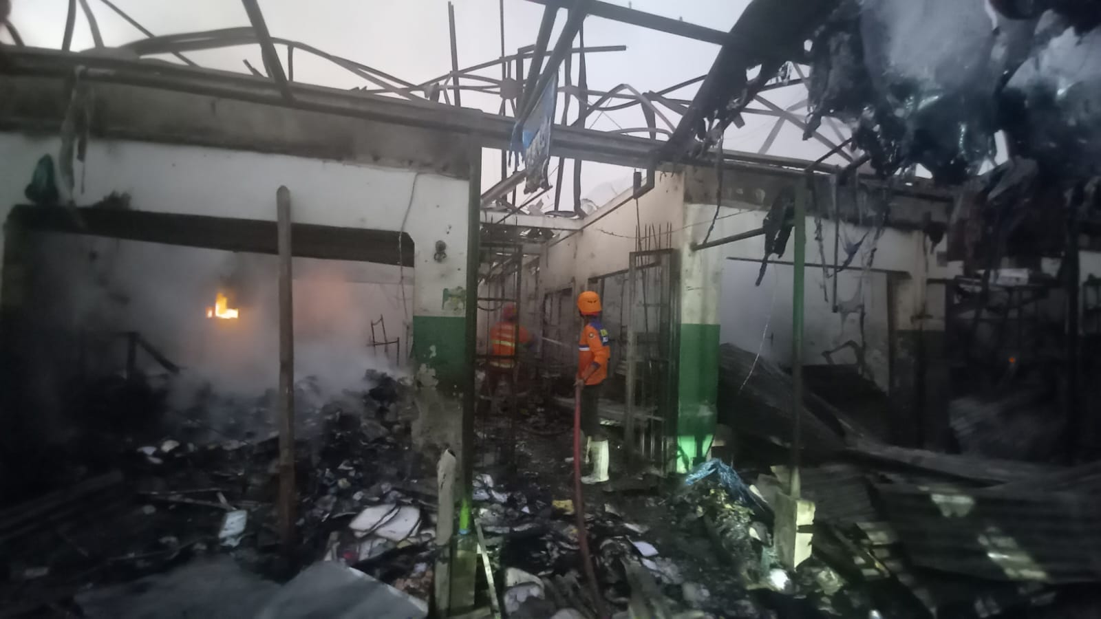 Kebakaran Pasar Ciawi Tasikmalaya Pedagang di Blok C Rugi Ratusan Juta Rupiah