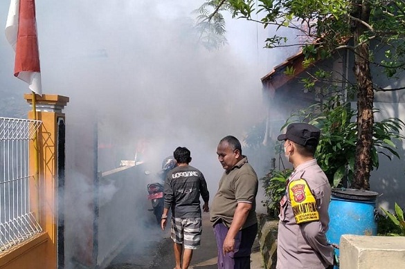 Kasus DBD Kembali Merebak di Kota Banjar, Petugas Gabungan Lakukan Fogging, Sudah Ada Korban Meninggal