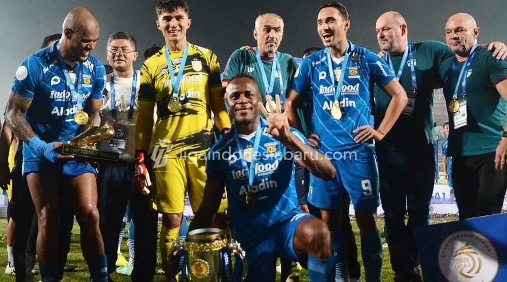 Victor Igbonefo Jadi Peraih Gelar Terbanyak di Liga Indonesia, Juara Liga 1 Bersama Persib Jadi Gelar Keempat