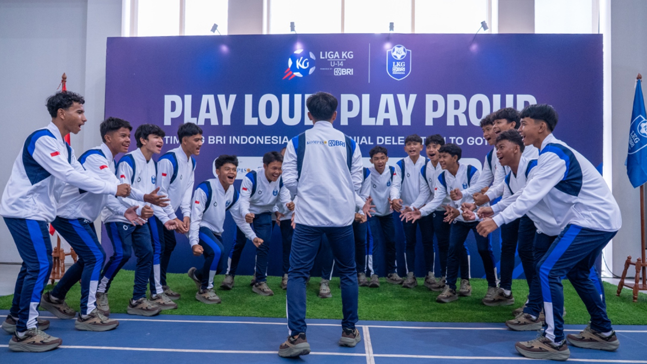 BRI dan Liga Kompas Melepas Keberangkatan Tim LKG BRI ke Piala Dunia Remaja ’Gothia Cup’ di Swedia