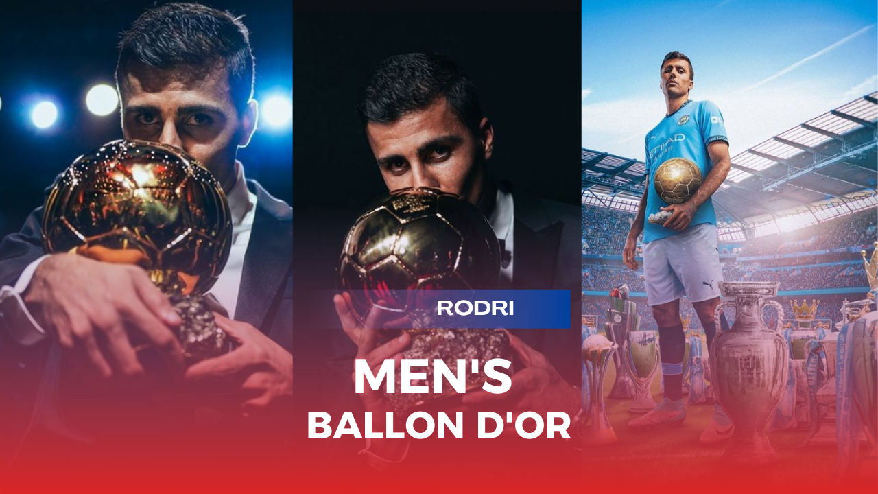 Born To Win ! Rodri Pemain Bintang Manchester City Memenangkan Ballon d'Or 2024. Congrats Rodri!