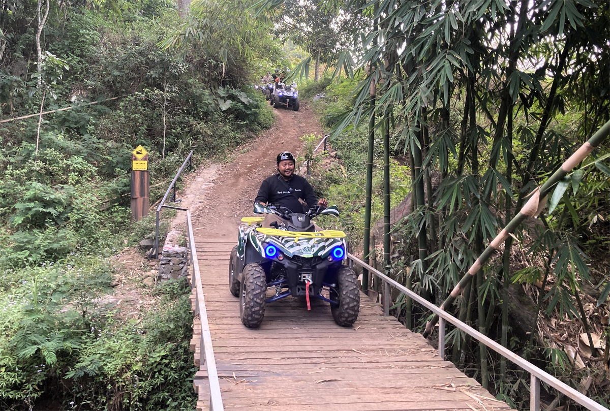 The Grand Taman Safari Prigen Luncurkan Wisata ATV Off-Road di Kaki Gunung Arjuna