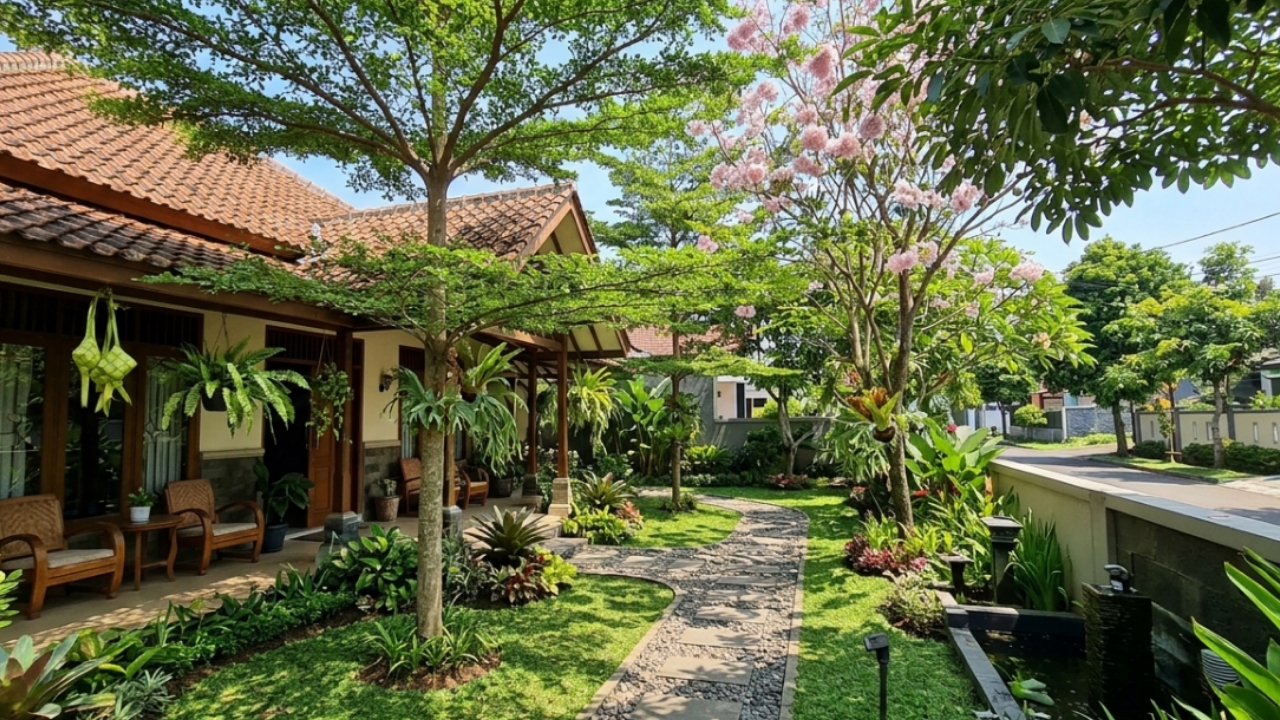 Teras Rumah Lebih Adem dan Estetik Dengan 10 Pohon Peneduh Terbaik yang Wajib Anda Pertimbangkan