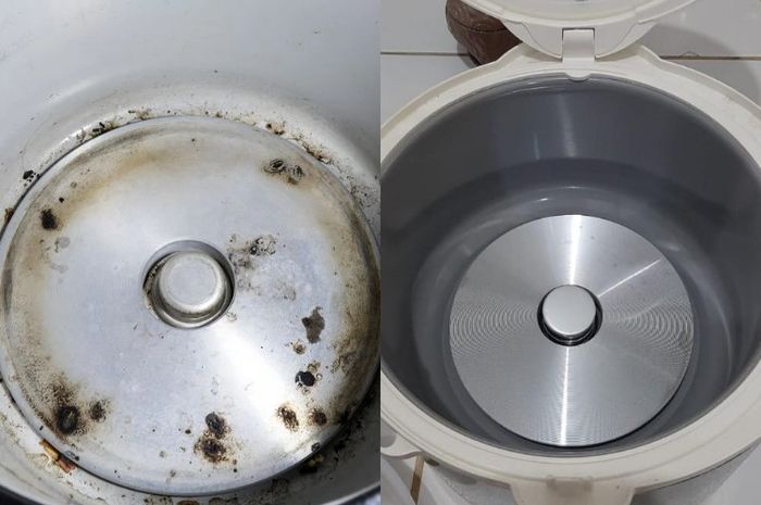 Cara Ampuh Hanya Mengunakan 2 Bahan Ini, Karat pada Rice Cooker Lenyap Seketika