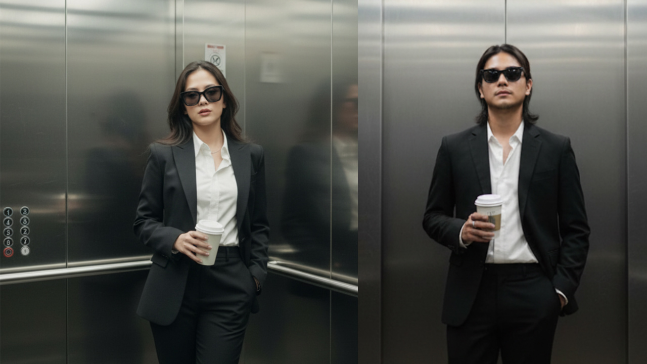 Cara Edit Foto AI di Dalam Lift Sambil Bawa Kopi Elegan, Pakai Prompt Gemini, Anti Gagal