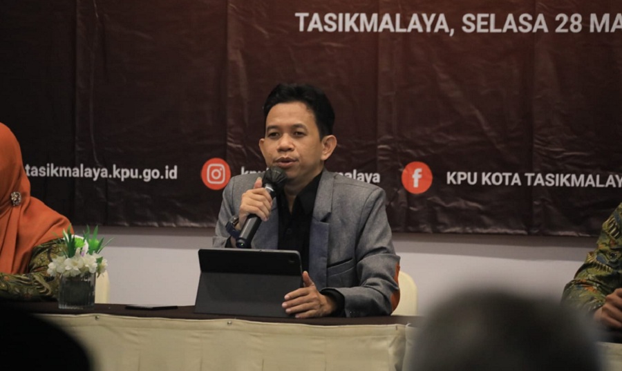 Pengurus Parpol Kumpul, KPU Kota Tasikmalaya Sampaikan Jumlah Dapil dan Kuota Kursi