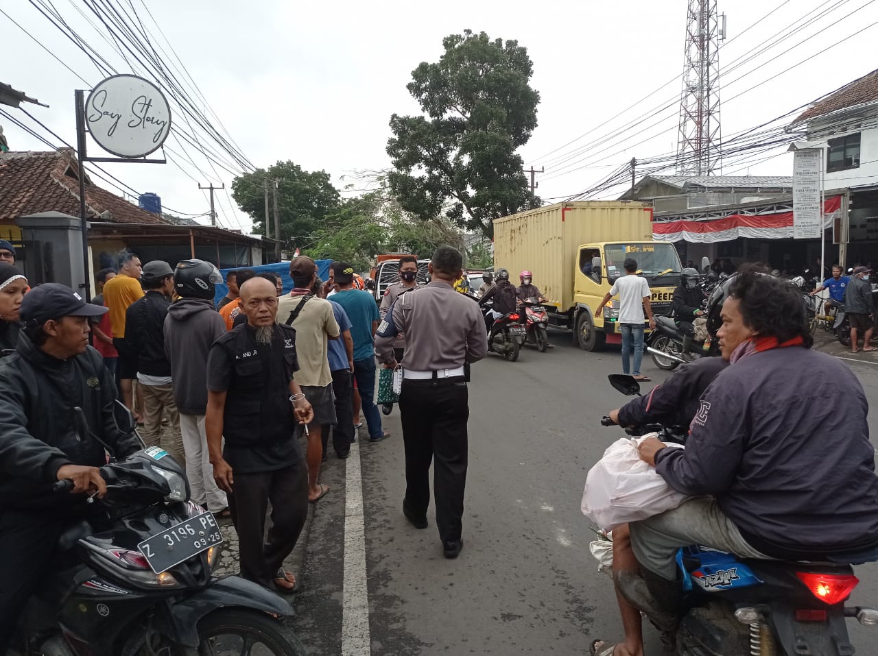 Kronologi Kecelakaan Pemotor Terlindas Truk di SL Tobing Kota Tasikmalaya