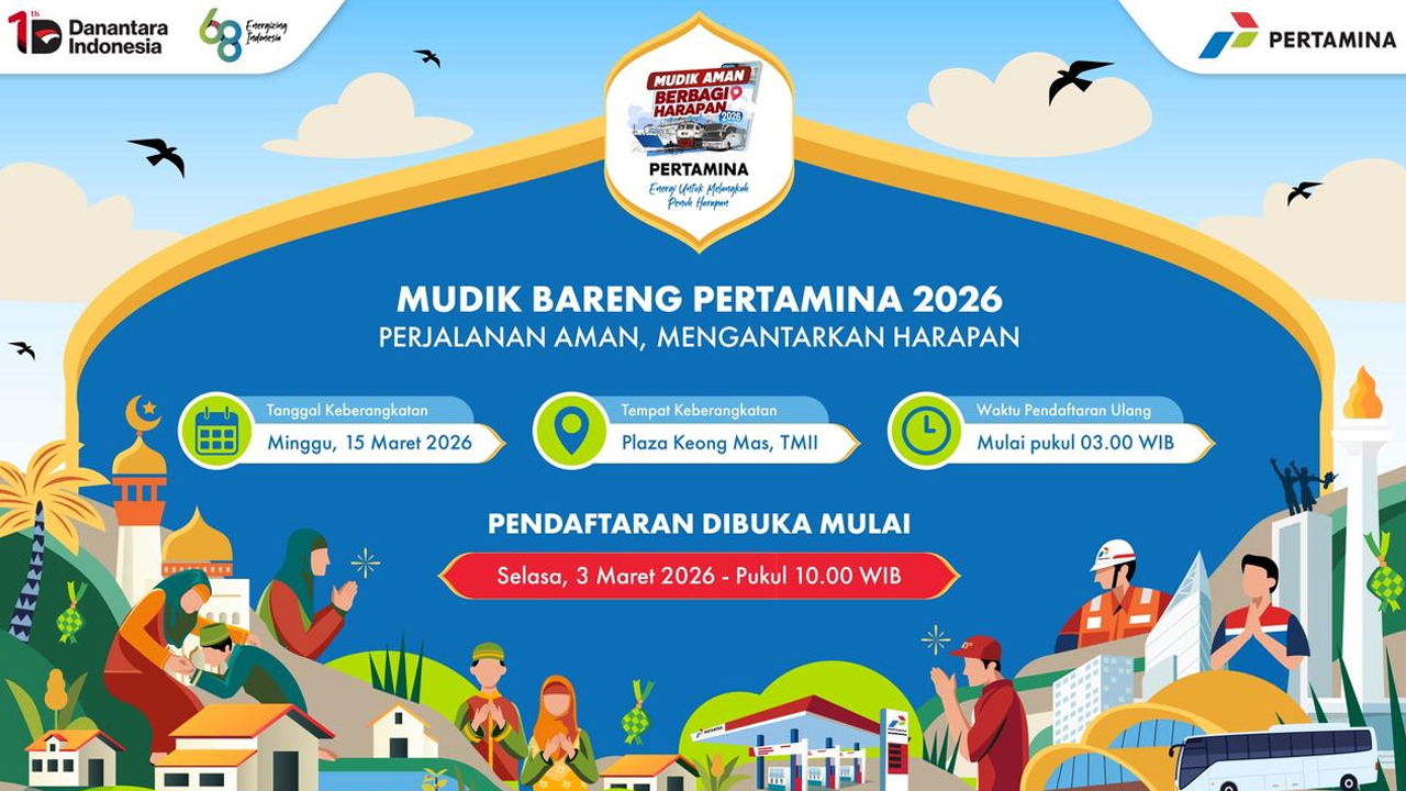 Hari Ini Dibuka! Jangan Salah Link Daftar Mudik Gratis Pertamina 2026, Ini 17 Kota Tujuan dan Syarat Lengkapny