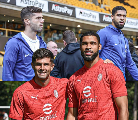 Baru Tampil di Pramusim AC Milan, Ruben Loftus-Cheek dan Christian Pulisic Dapat Pujian Pelatih