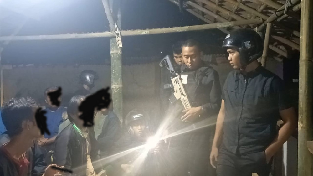 Polisi Gerebek Arena Adu Muncang di Tasikmalaya saat Patroli Jelang Sahur