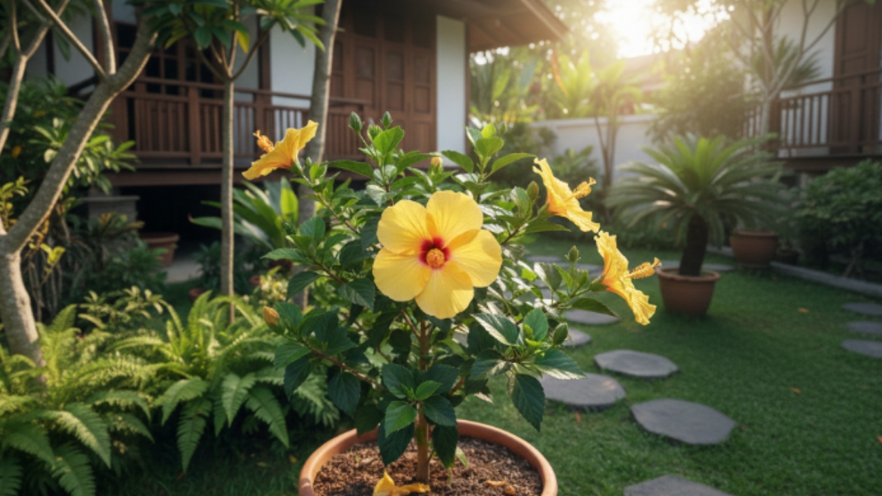 Agar Tanaman Bunga Sepatu di Rumah Rajin Mekar dan Nggak Cuma Rimbun Daun, Ini Caranya!