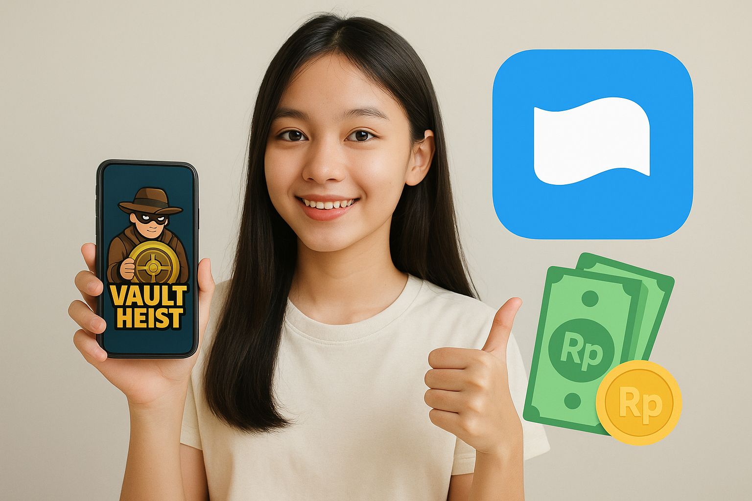 Main Vault Heist Dapatkan Saldo DANA Gratis, Game Penghasil Uang Tanpa Ribet