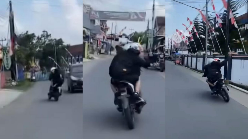 Demi Konten Wededed! Dua Pelajar Tasikmalaya Ugal-ugalan di Jalan Raya, Berakhir Diciduk Polisi