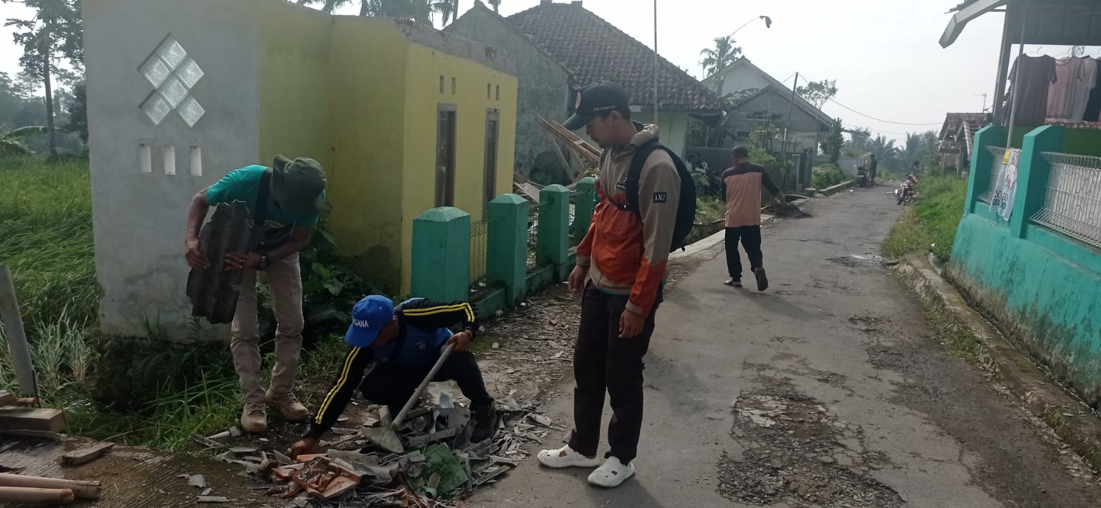 Angin Puting Beliung Dua Kali Terjang Sukaratu Kabupaten Tasikmalaya, 38 Rumah Rusak