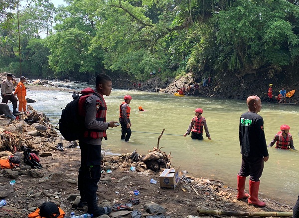 Pemancing Ikan Tenggelam di Sungai Citanduy, Indihiang-Tasik, Pencarian Kembali Dilanjutkan Tim Gabungan