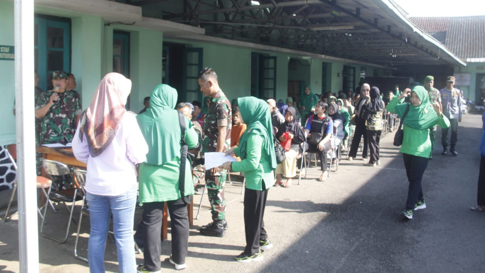 Kebutuhan Kesehatan Masyarakat Tinggi, Kodim 0612/Tasikmalaya Sediakan Layanan Gratis