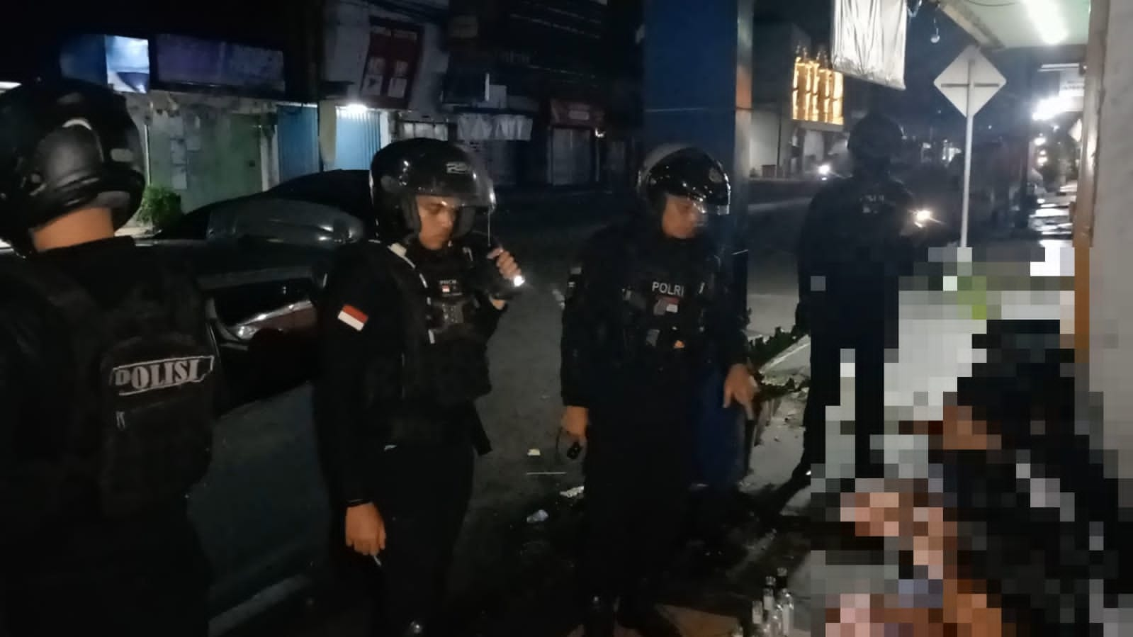 Polisi Bubarkan Pesta Miras di Jalan HZ Mustofa Kota Tasikmalaya, Patroli Ops Pekat Lodaya Ditingkatkan 