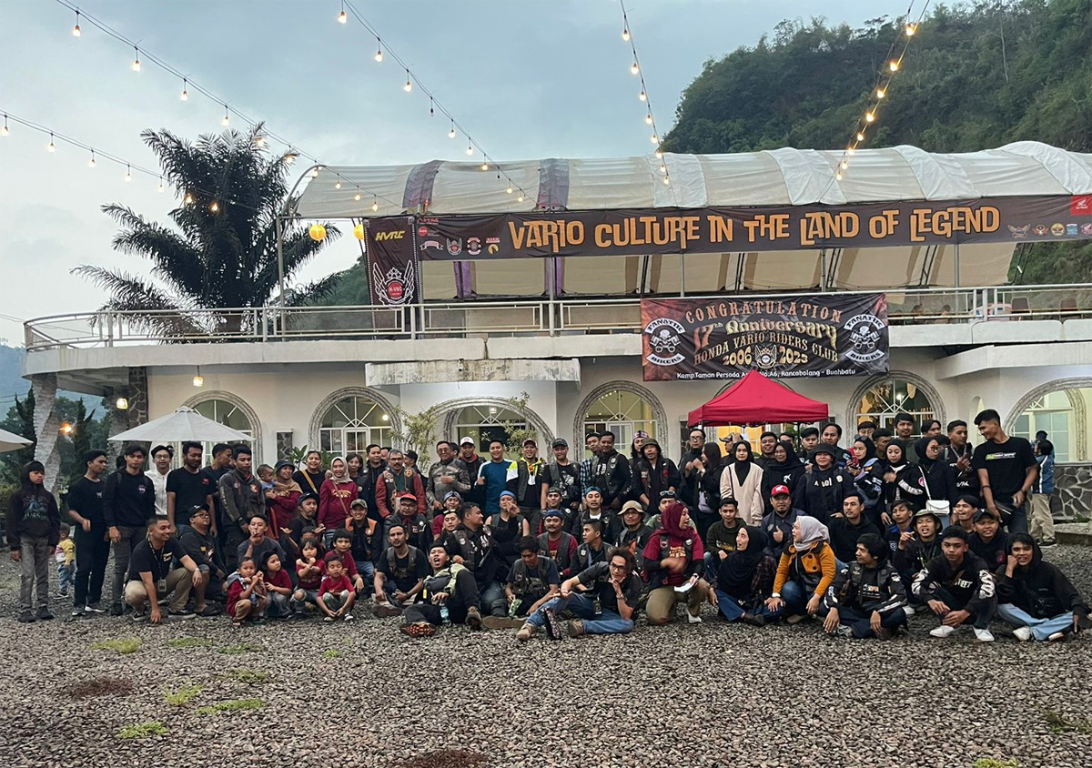 Honda Vario Riders Club Rayakan 17th Anniversary Bertekad Angkat Budaya Tradisional Jawa Barat