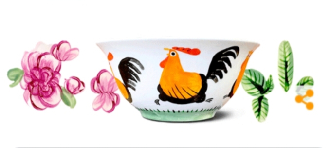 Mangkuk Bergambar Ayam Jago Jadi Google Doodle Hari Ini, Begini Asal-usul Rooster Bowl dan Makna Dibaliknya