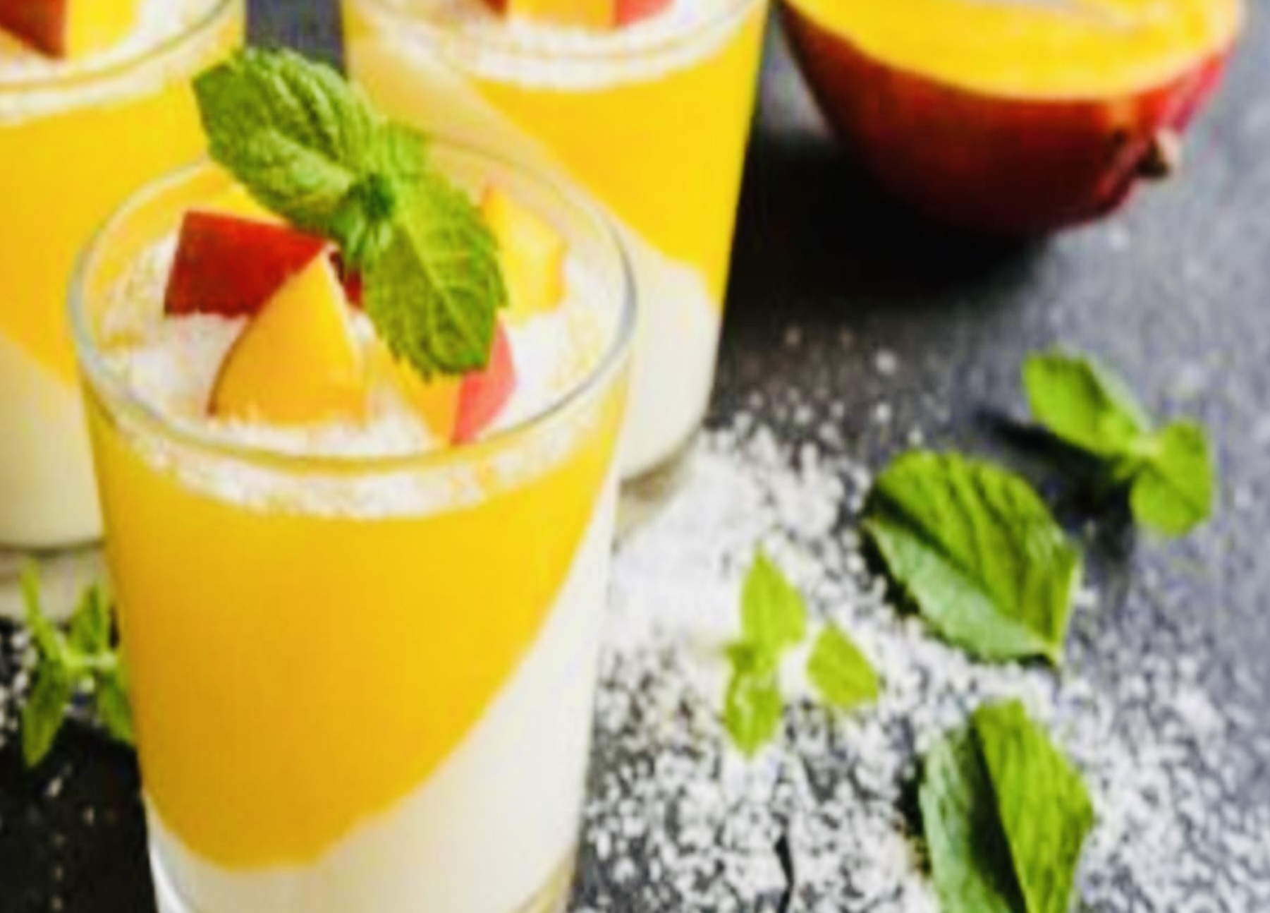 Puding Mangga Lezat untuk Vegetarian, Tanpa Susu, Telur atau Mentega