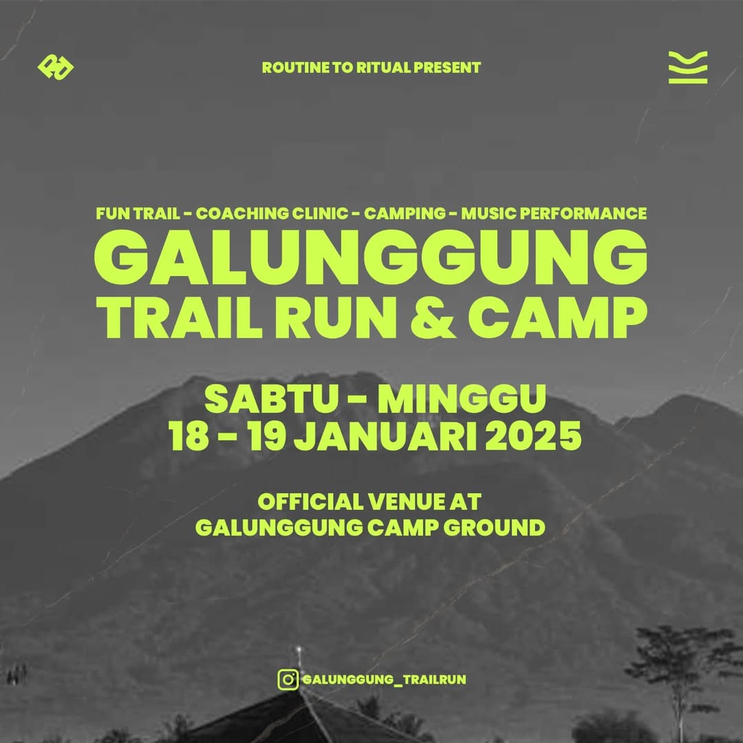 Event Galunggung Trail Run and Camp 2025 Petualangan Lari dan Berkemah di Alam Tasikmalaya