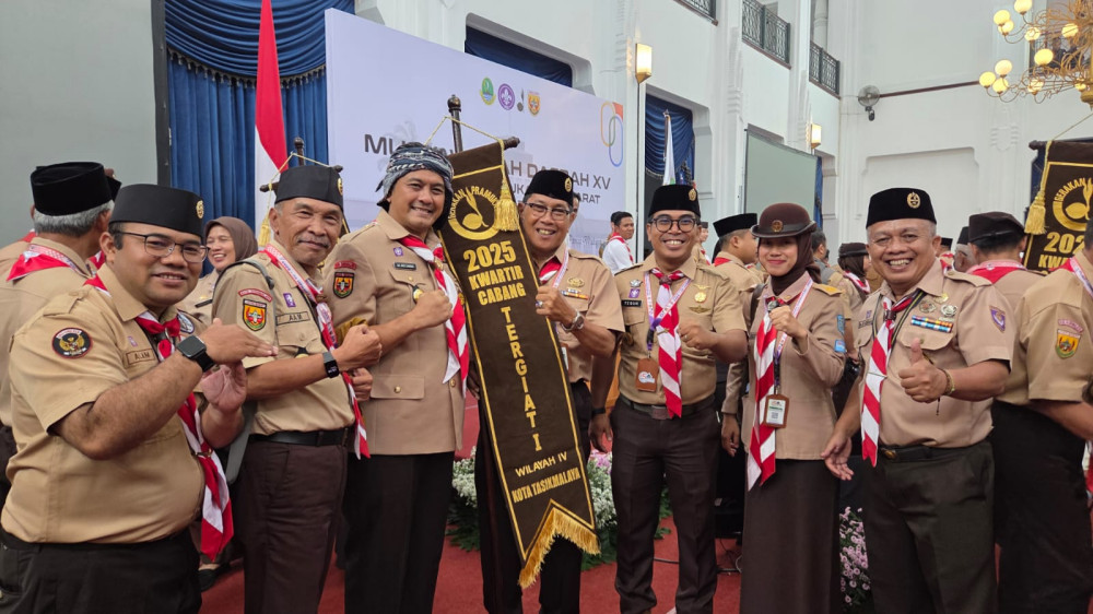 Kwarcab Kota Tasikmalaya Bawa Pulang Predikat Tergiat I di Musda Pramuka Jabar 2025 Berkat Sinergi