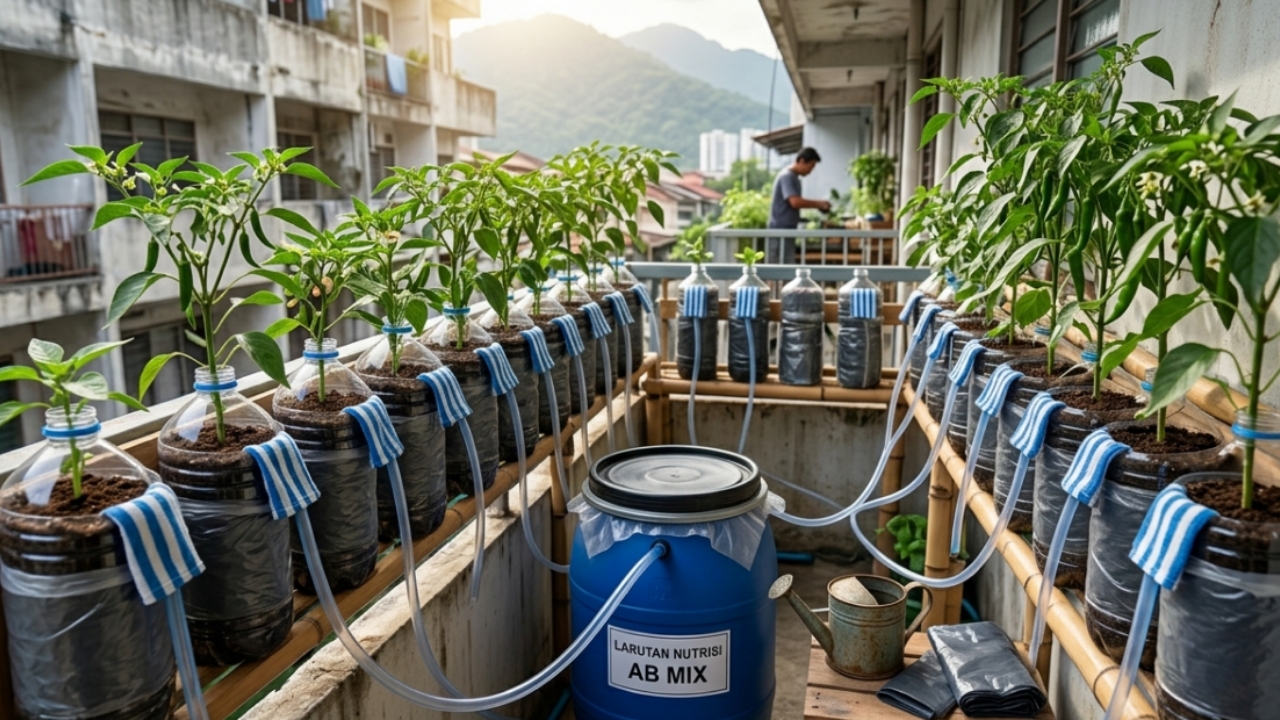 7 Cara Mudah Tanam Cabai di Botol Bekas, Praktis dan Cocok untuk Lahan Sempit