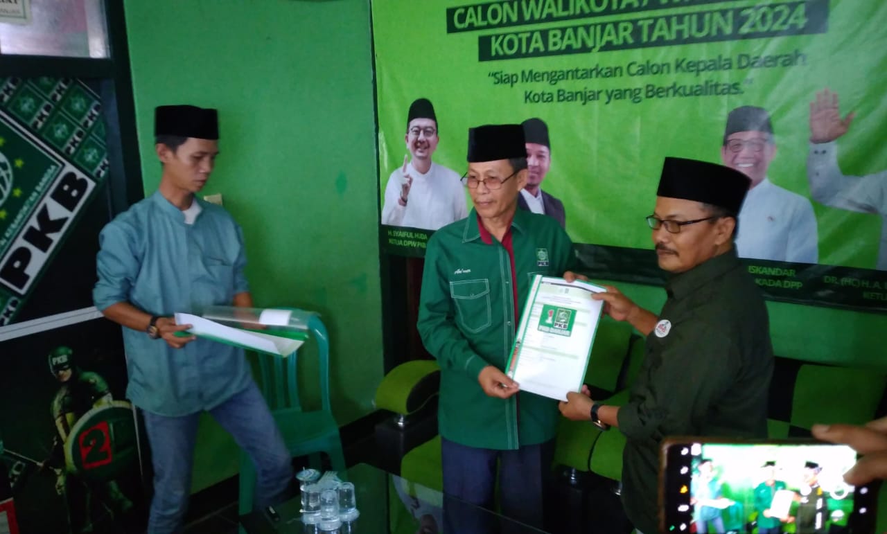 Pilkada 2024 Kota Banjar, Ketua MUI Resmi Daftar Penjaringan PKB Incar Kursi B2 