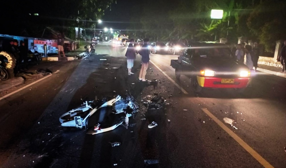 Motor Hilang Kendali Akibat Bersenggolan, Dua Orang Meninggal Terlibat Tabrakan di Kota Banjar