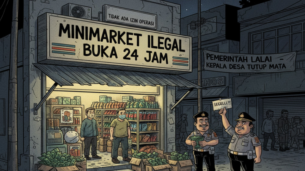 47 Minimarket Ilegal di Tasikmalaya Masih Bebas Beroperasi, Satpol PP Sibuk Verifikasi