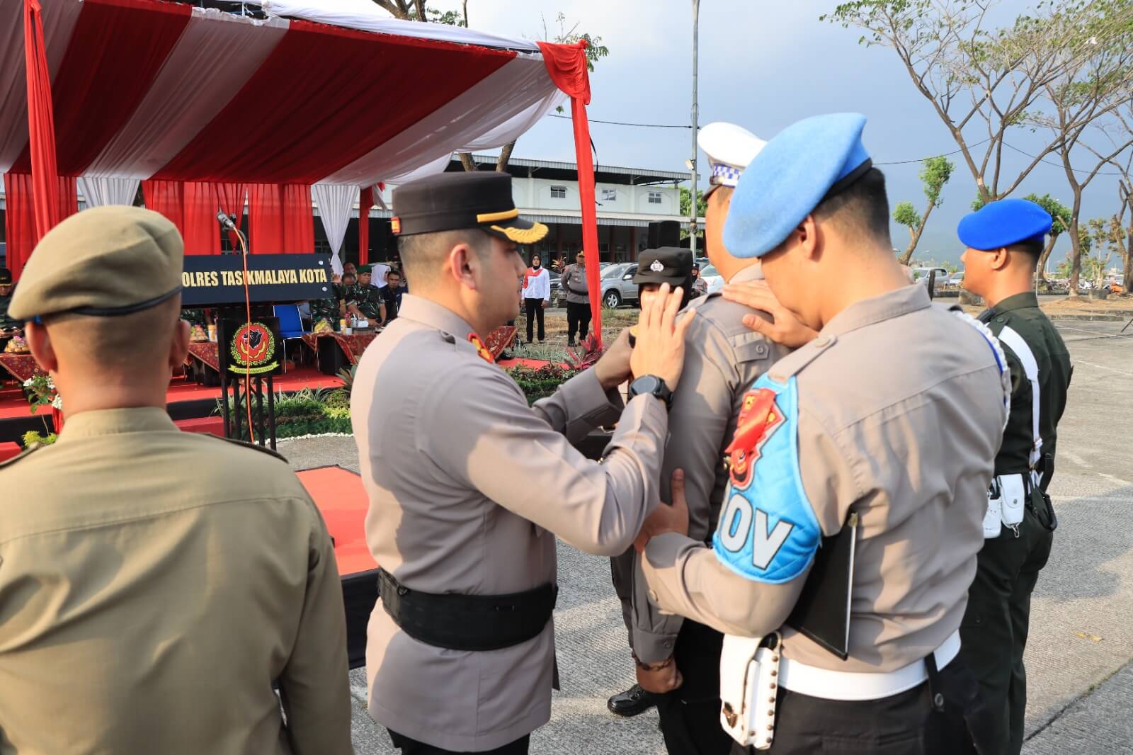 Jelang Pemilu 2024, Polres Tasikmalaya Kota Lakukan Apel Kesiapan Pengamanan 