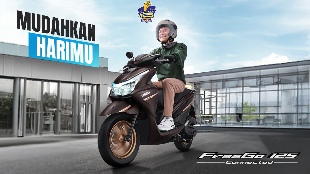 Yamaha FreeGo 125 2025 Tampil Segar dengan Warna dan Grafis Baru, Harga Hanya Segini