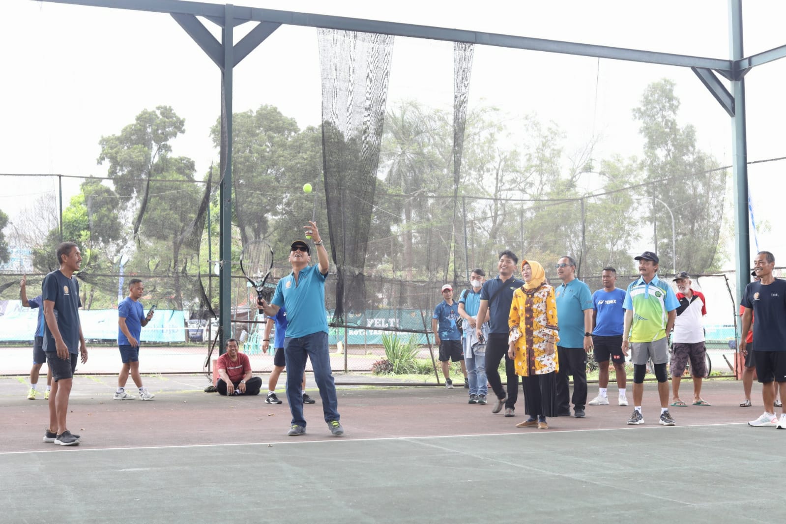 Jadikan Turnamen Kejuaraan Tenis Lapangan di Dadaha Ajang Silaturahmi
