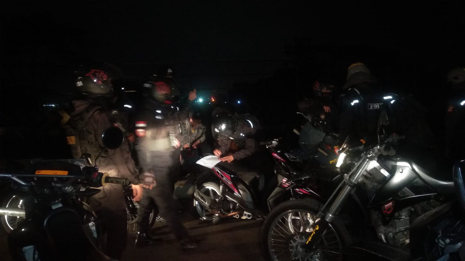 Petugas Gagalkan Balapan Liar di Jalan Lingkar Utara Kota Tasik 