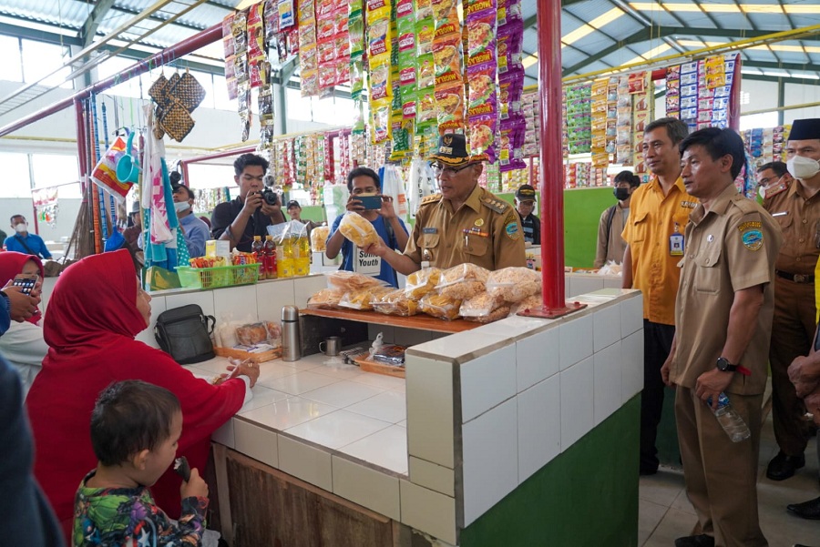 Pasar Rakyat Cibeureum Diresmikan, Wali Kota: Rantai Distribusi Pemasaran tak Terlalu Panjang