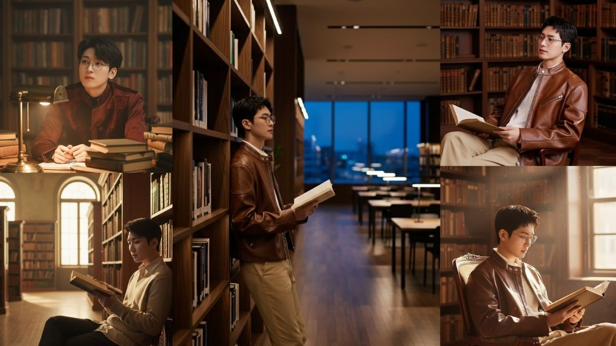 Ciptakan Aura Nonchalant di Perpustakaan dengan Prompt AI