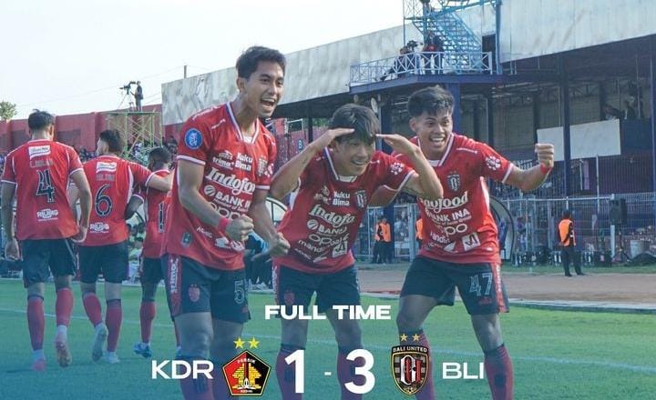 Hasil Liga 1 2024-2025 Bali United Tumbangkan Persik Kediri di Kandangnya Sendiri, Privat Mbarga Cetak Dua Gol