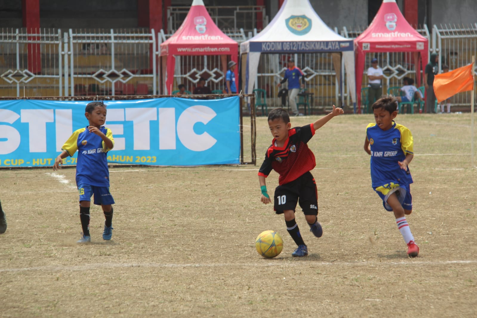 71 Sekolah Sepak Bola Berebut Jadi yang Terbaik dalam Dandim 0612/Tasikmalaya Cup di Stadion Wiradadaha