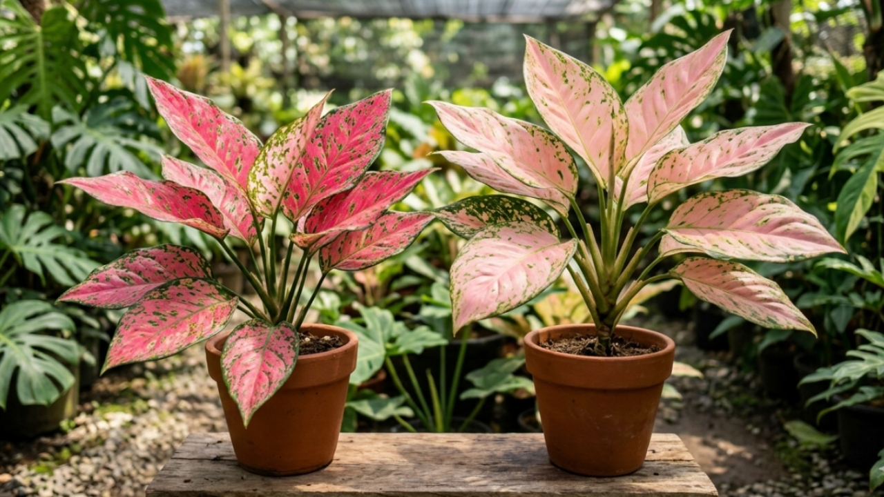 Sering Tertukar! Begini Cara Mudah Membedakan Aglaonema Lady Valentine  dan Ruby Super Pink 