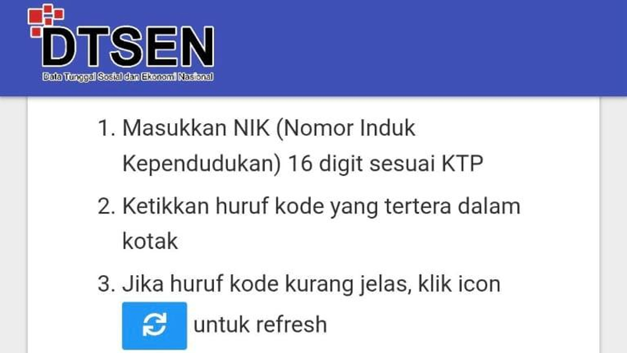 Nih Cara Terbaru Cek Bansos dan Desil DTSEN, Cukup Pakai NIK dan KTP