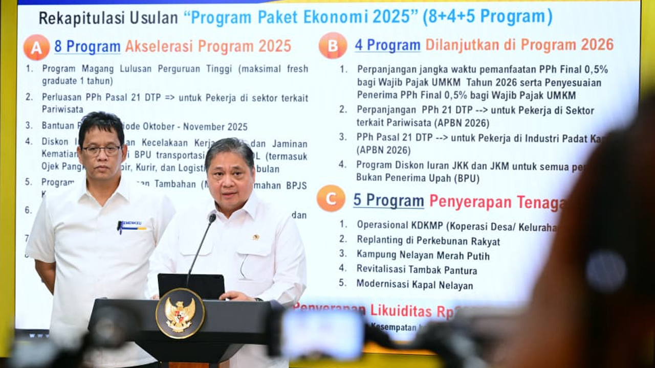 8 Paket Ekonomi 2025: Magang Berbayar, PPh 21 Gratis, Bantuan Beras, Jaminan Sosial, Penurunan Bunga Kredit