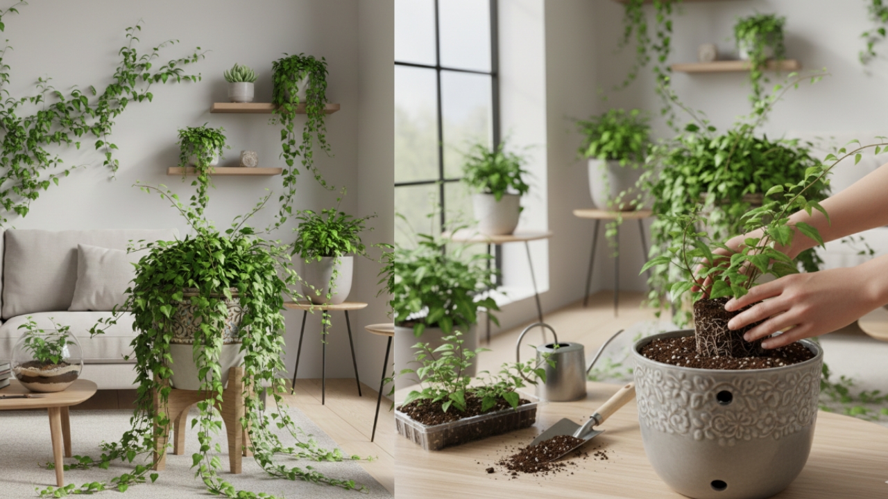 English Ivy Hedera Helix: Tanaman Rambat Elegan Penjernih Udara untuk Hunian Modern