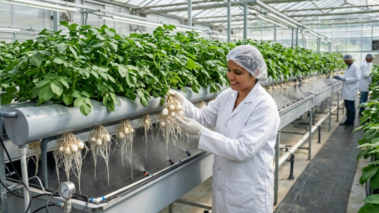 Cara Menghasilkan Benih Kentang Super Tanpa Tanah yang Bikin Petani Lebih Untung