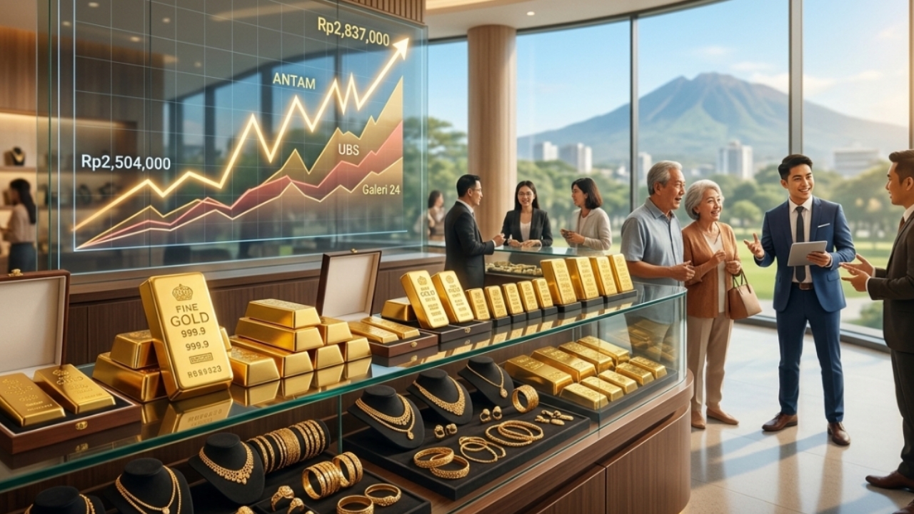 Emas Naik Tajam dalam 3 Bulan, Ini Data Lengkapnya!