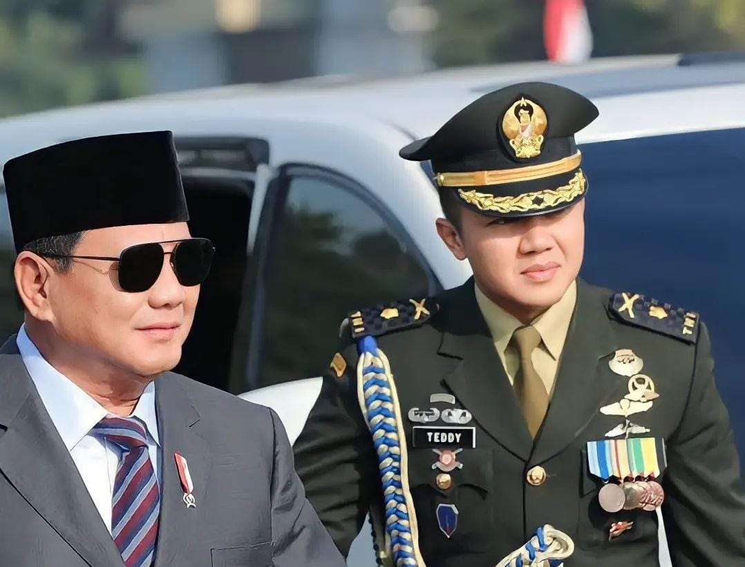 Selamat, Mayor Teddy Ikuti Jejak Karier Prabowo Subianto, Bertugas di Yonif Para Raider 328/ Dirgahayu 