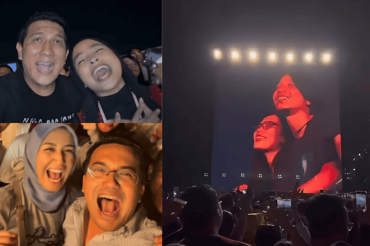 Momen Keseruan Sejumlah Artis Indonesia Saat Nonton Konser Sheila on 7 di Bandung