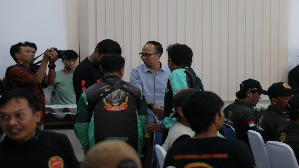 Driver Ojol Korban Kerusuhan Didoakan Syahid, Forkopimda dan Komunitas Ojol Kompak Jaga Kota Tasikmalaya